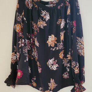 Floral print blouse